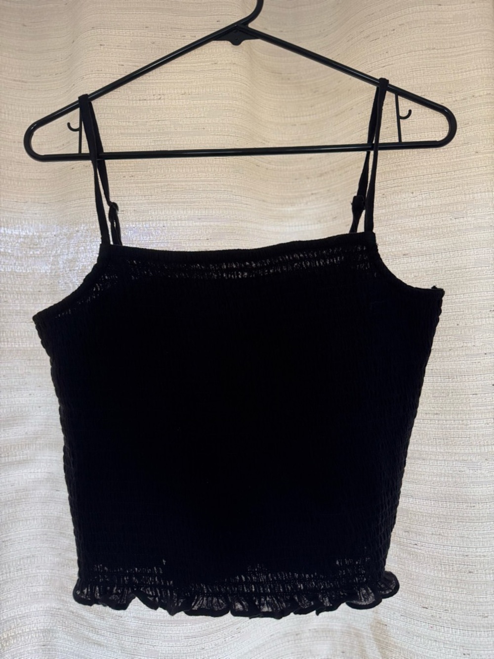 NWT Disturbia Helia Cotton Shirred Cami Top